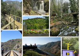 Algunas de las postales que dejan las diferentes rutas