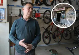 Pepe, la tercera generación de la histórica tienda Bicicletas Palacios.