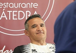 Dani Ponz, en rueda de prensa