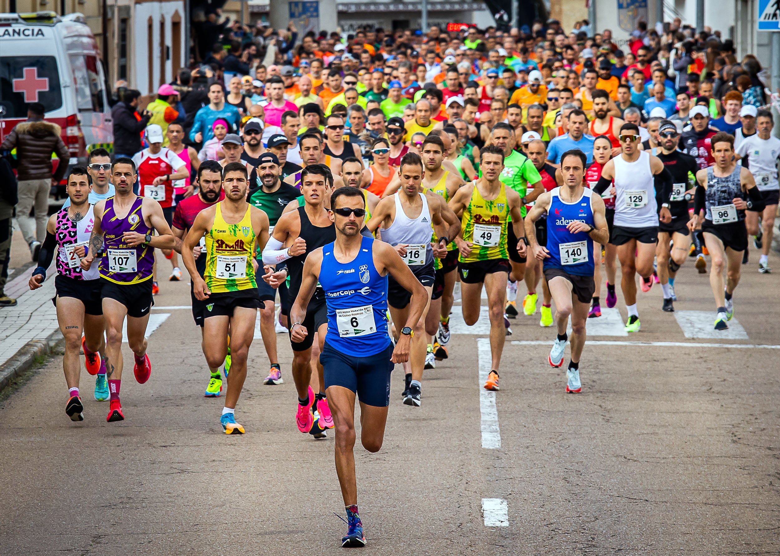 Las mejores imágenes de la Media Maratón de Ciudad Rodrigo