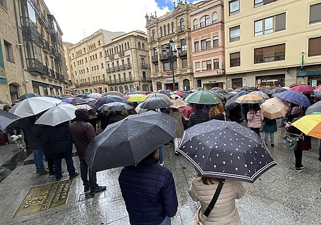Manifestación en apoyo a Pedro Sánchez.