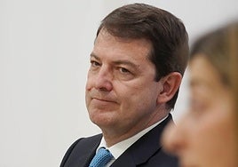 El presidente de la Junta de Castilla y León, Alfonso Fernández Mañueco.