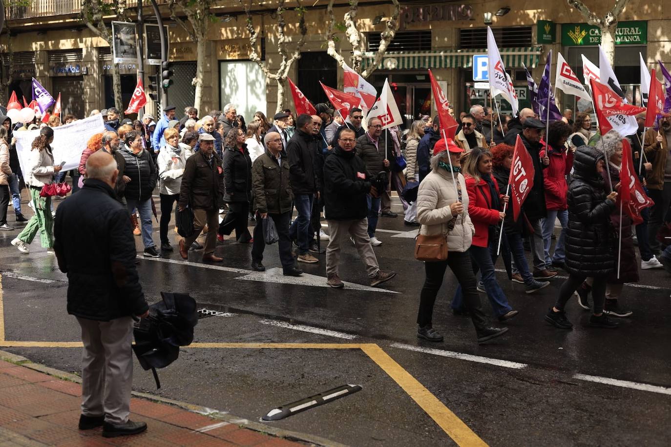 Salamanca marcha por el Día Internacional de los Trabajadores