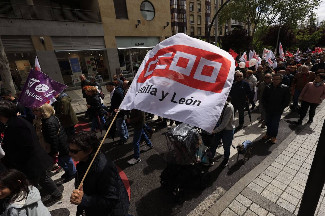 Salamanca marcha por el Día Internacional de los Trabajadores