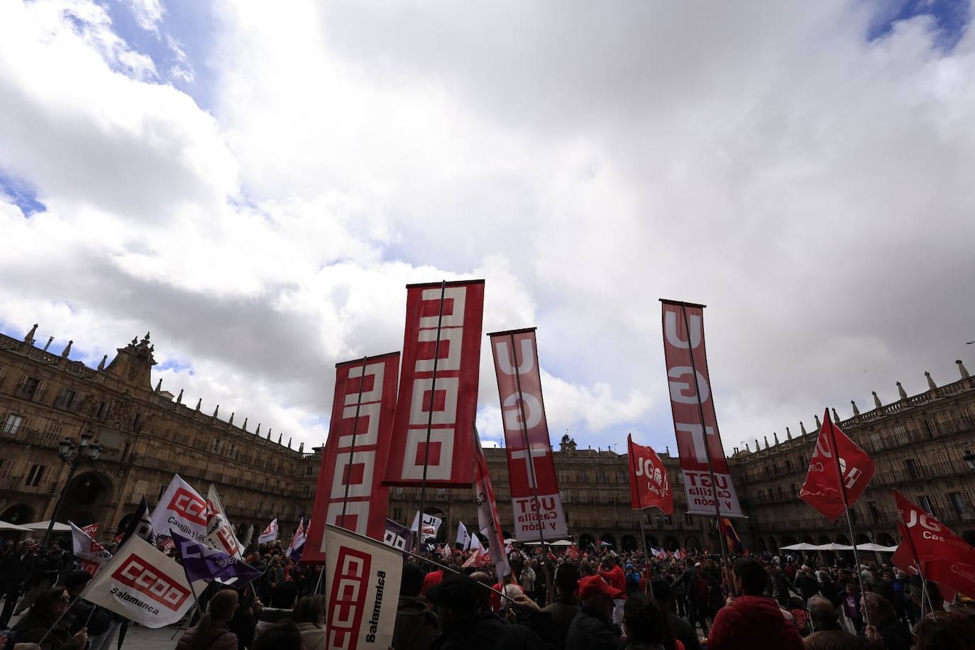 Salamanca marcha por el Día Internacional de los Trabajadores