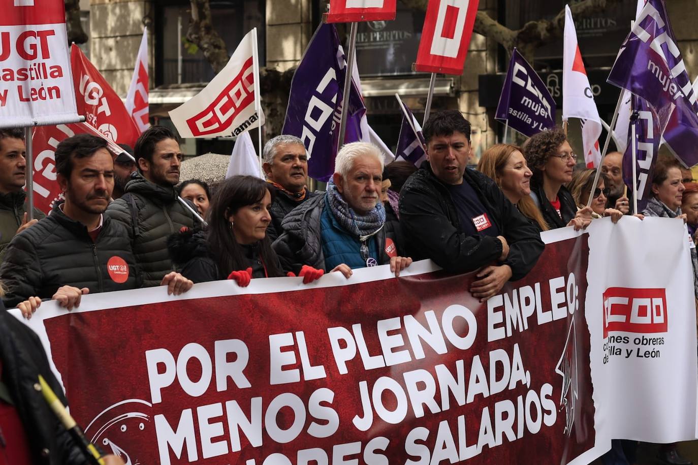 Salamanca marcha por el Día Internacional de los Trabajadores