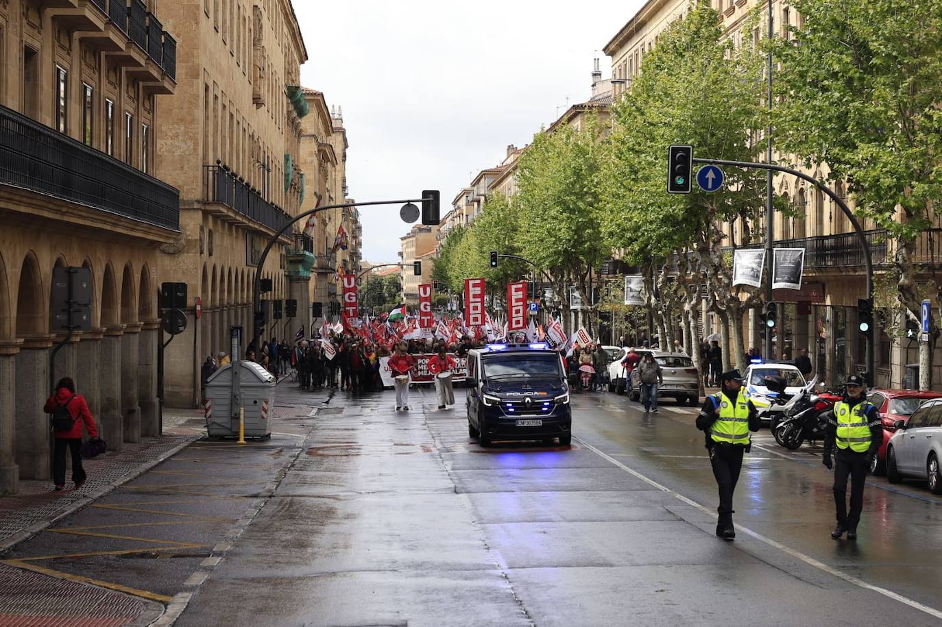 Salamanca marcha por el Día Internacional de los Trabajadores
