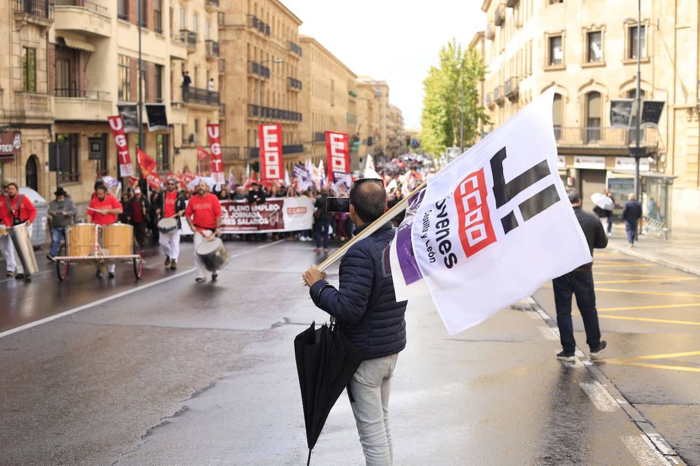 Salamanca marcha por el Día Internacional de los Trabajadores