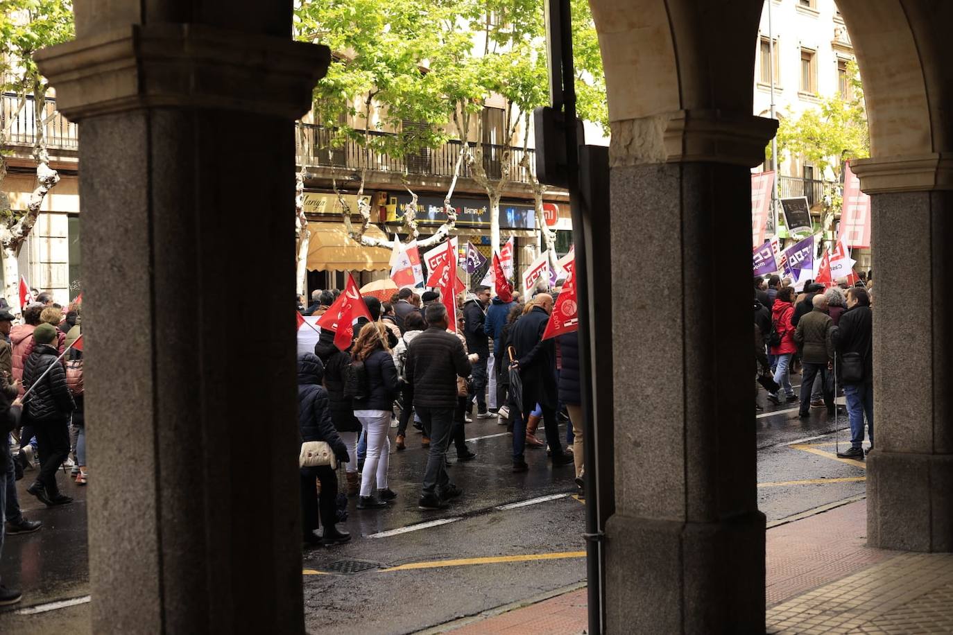 Salamanca marcha por el Día Internacional de los Trabajadores