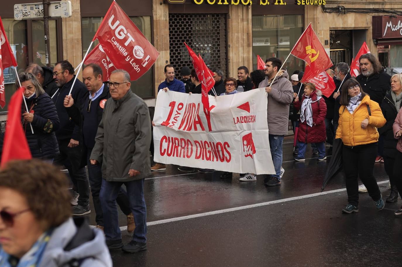 Salamanca marcha por el Día Internacional de los Trabajadores