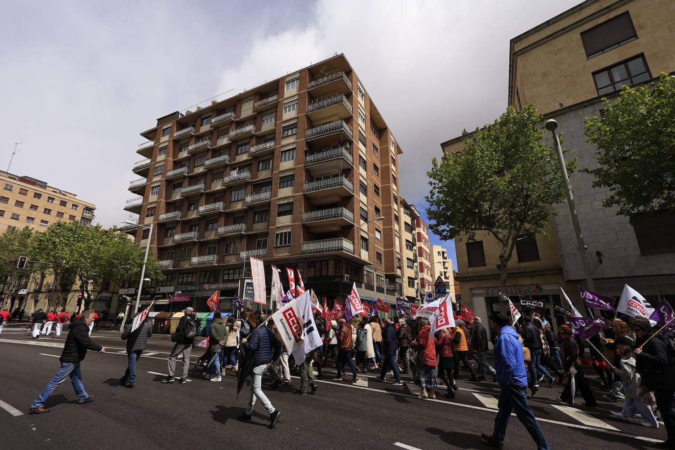 Salamanca marcha por el Día Internacional de los Trabajadores