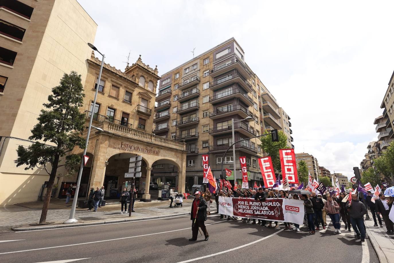 Salamanca marcha por el Día Internacional de los Trabajadores
