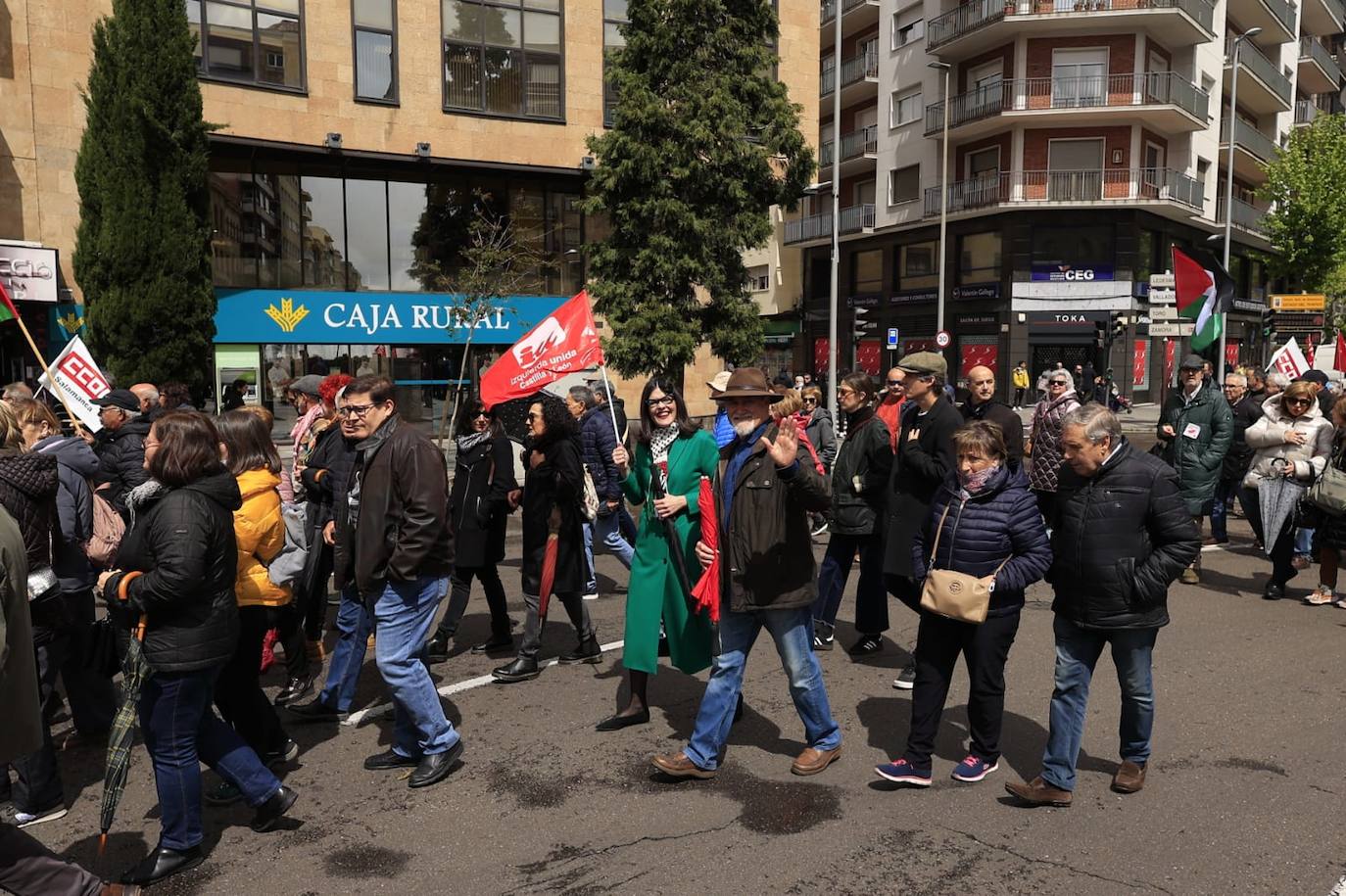 Salamanca marcha por el Día Internacional de los Trabajadores