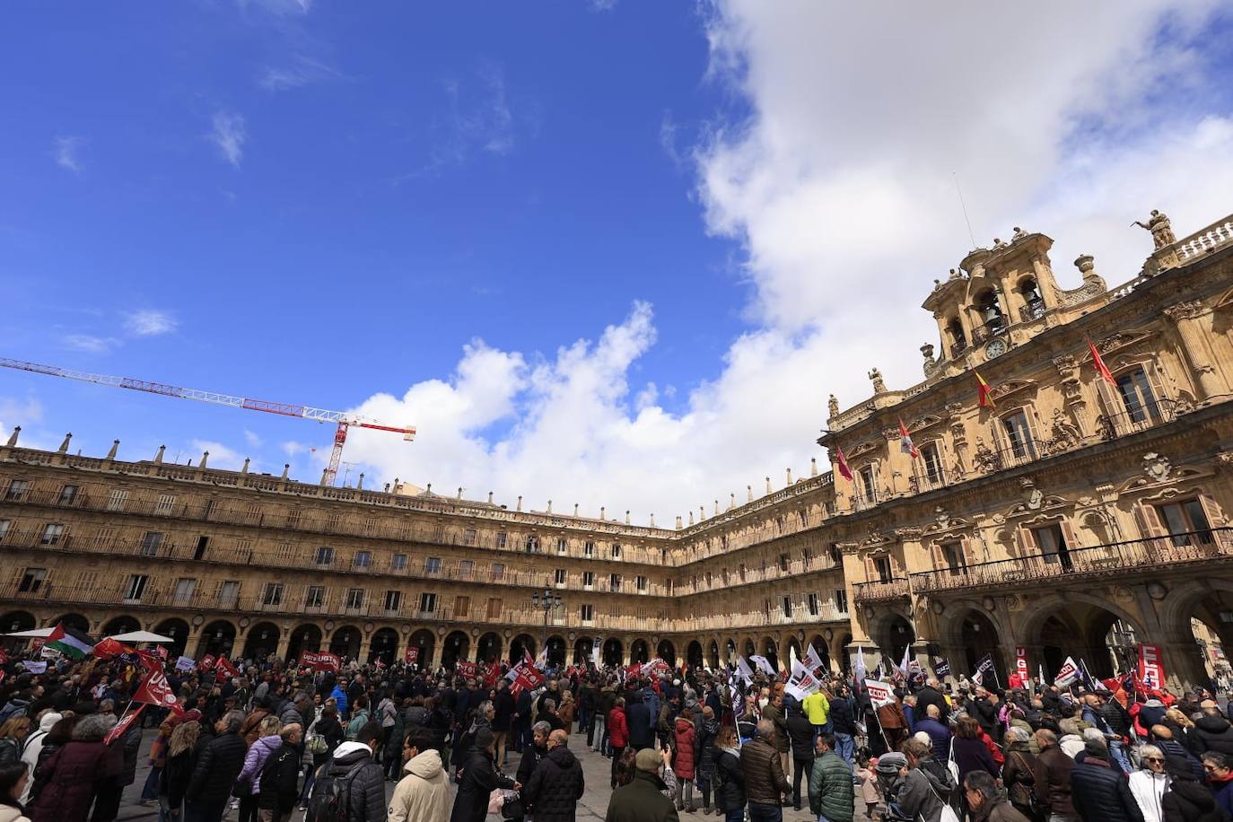 Salamanca marcha por el Día Internacional de los Trabajadores