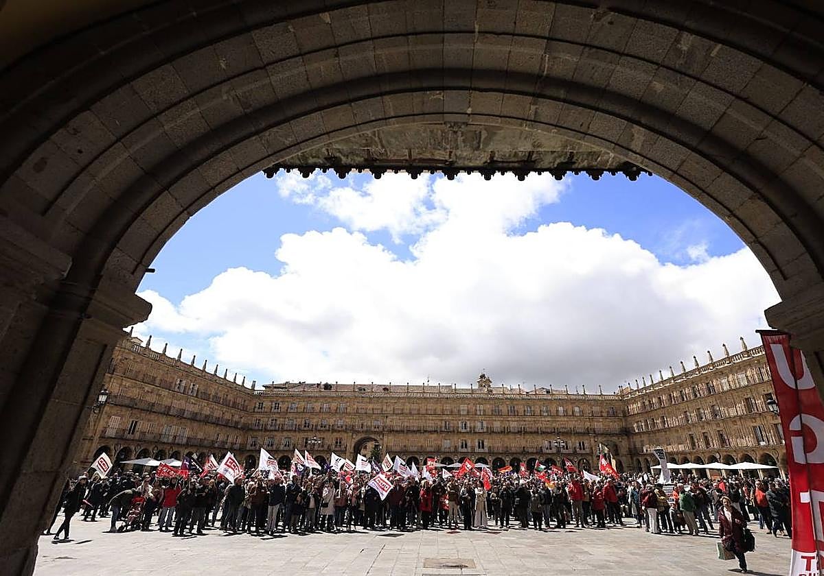 Salamanca marcha por el Día Internacional de los Trabajadores