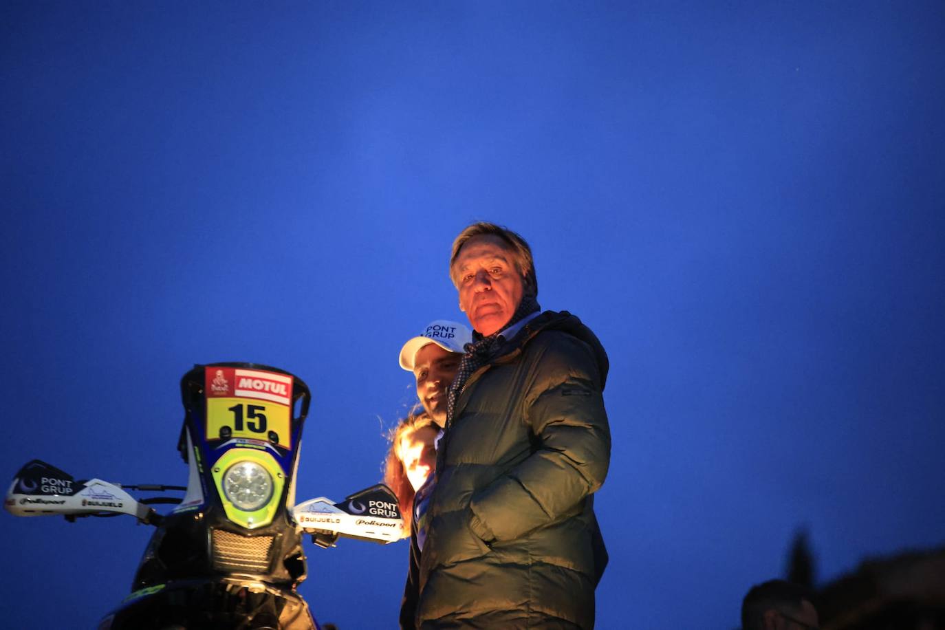 Súper Enduro nocturno en pleno centro de Salamanca