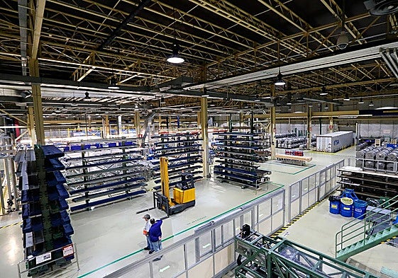 Interior de la planta de Enusa en Juzbado.