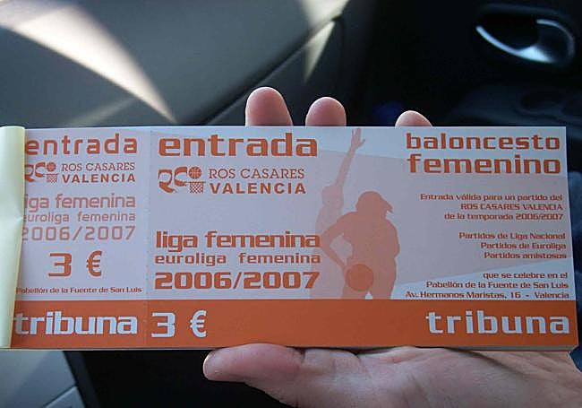 Una de las polémicas entradas de la final, que el Ros Casares intentó que no se vendieran a aficionados de Salamanca.