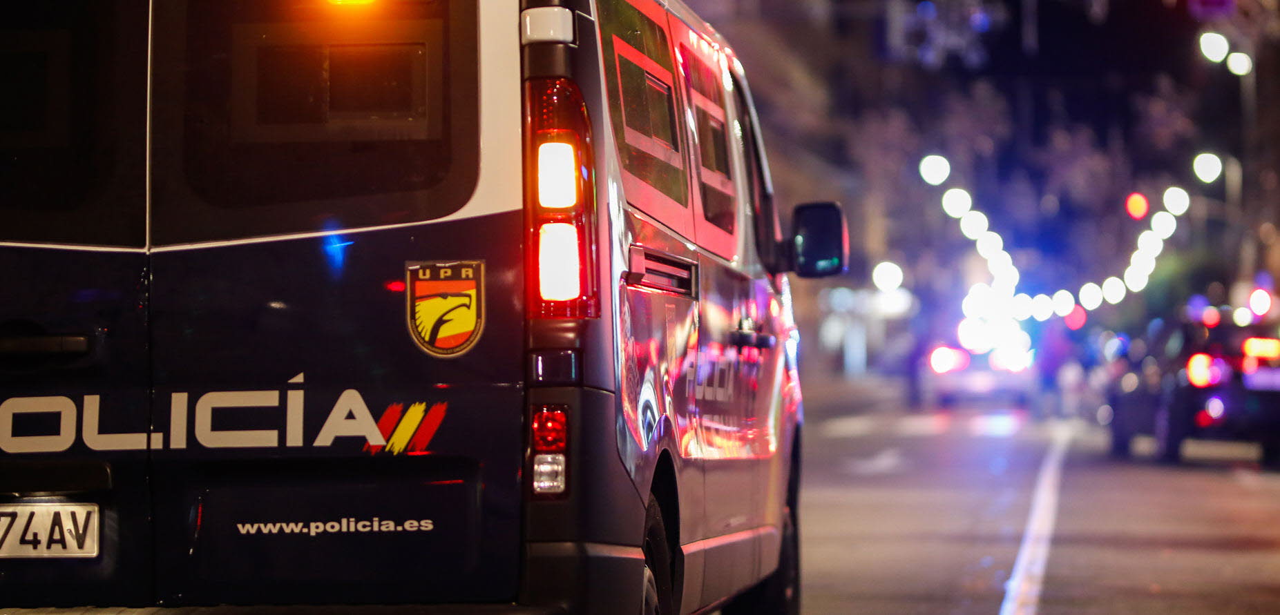 Furgón de la Policía Nacional en imagen de archivo.