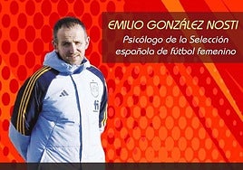 El psicólogo de la selección nacional femenina de fútbol, Emilio González Nosti, presenta su último libro