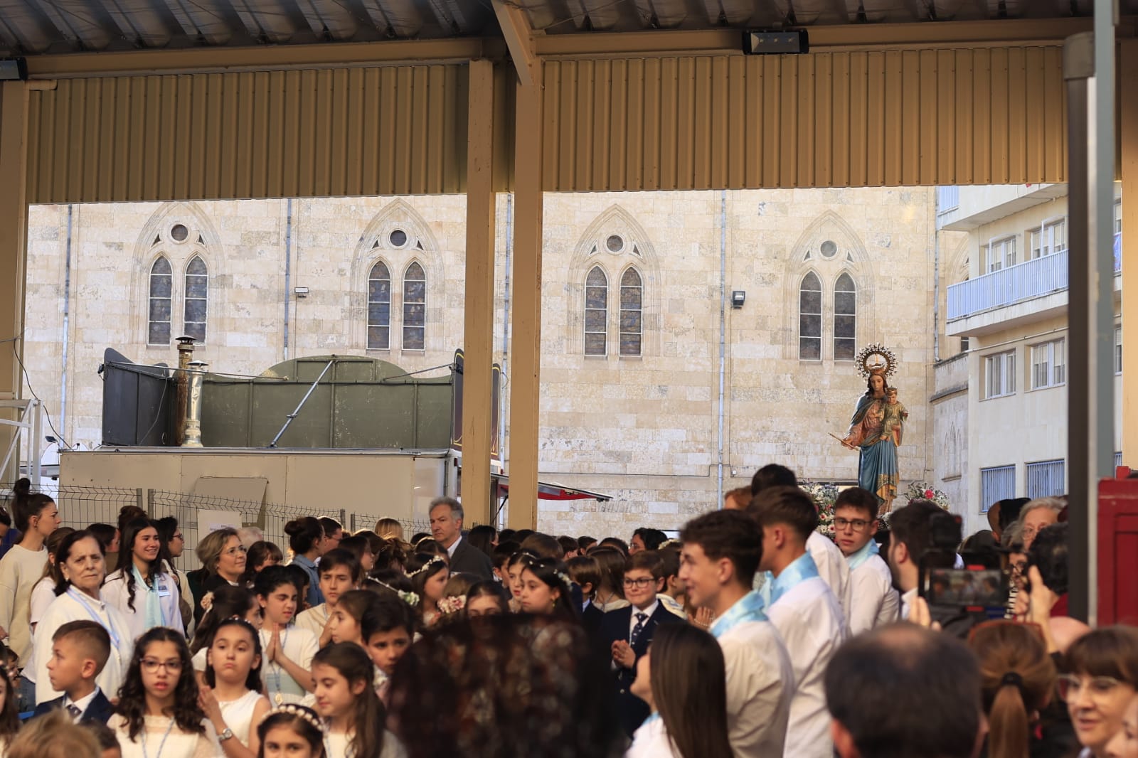 En imágenes, la procesión en honor a Maria Auxiliadora