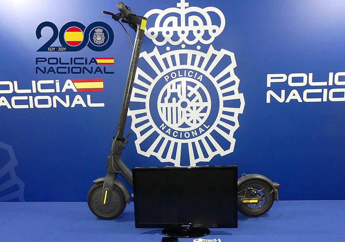 Pertenencias sustraídas por los agentes