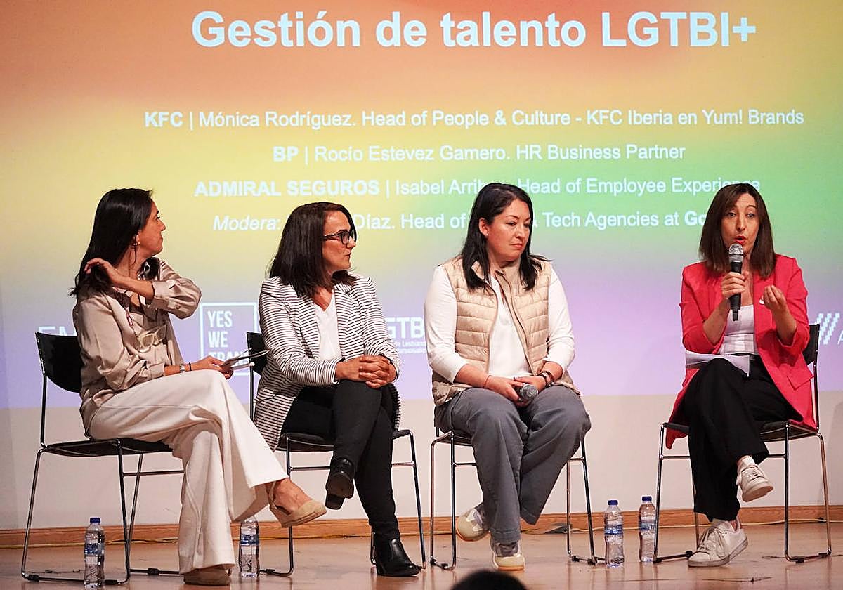 Mesa del evento anual 'Working for Diversity'.