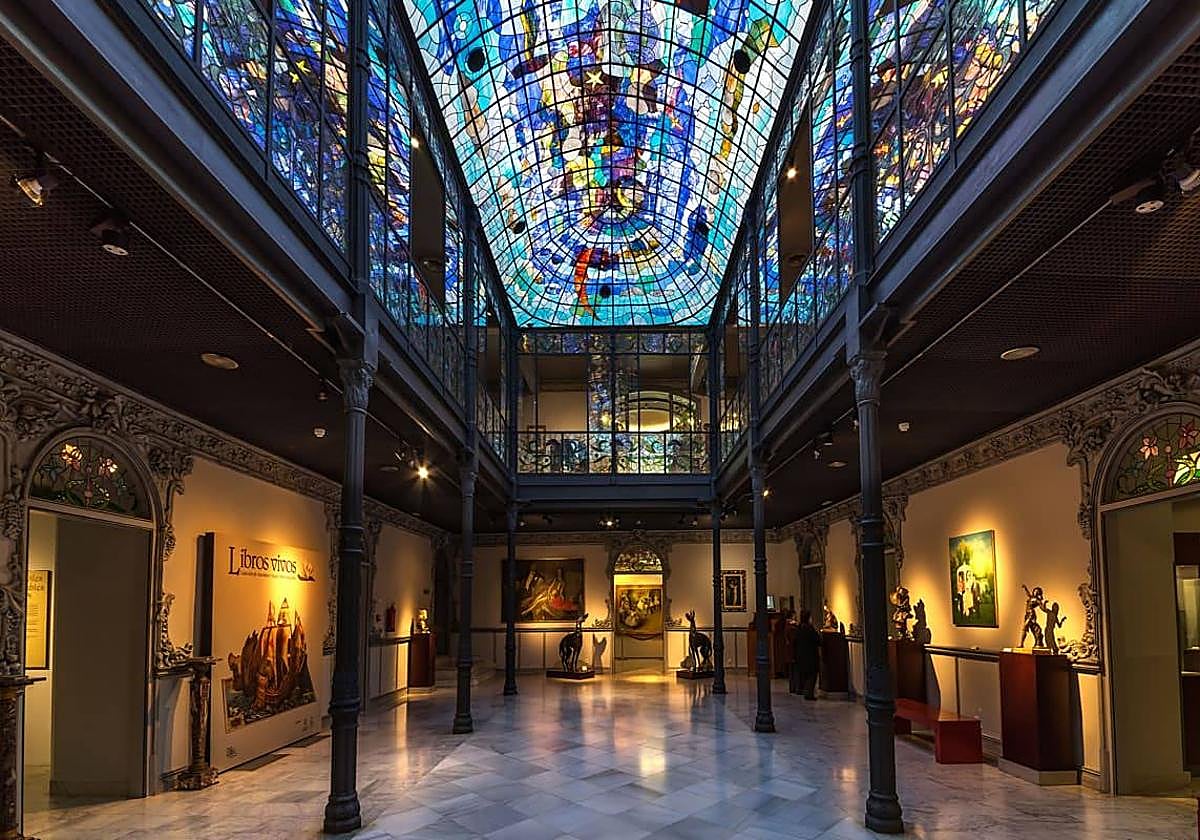 Patio interior de la Casa Lis.