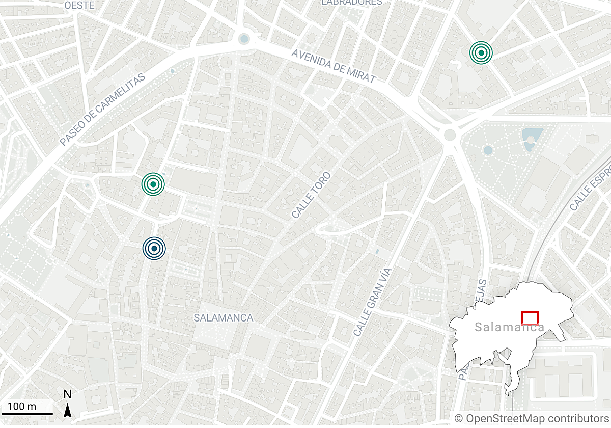 Otra noche de ruidos y multa por orinar en la calle en Salamanca para la Policía Local