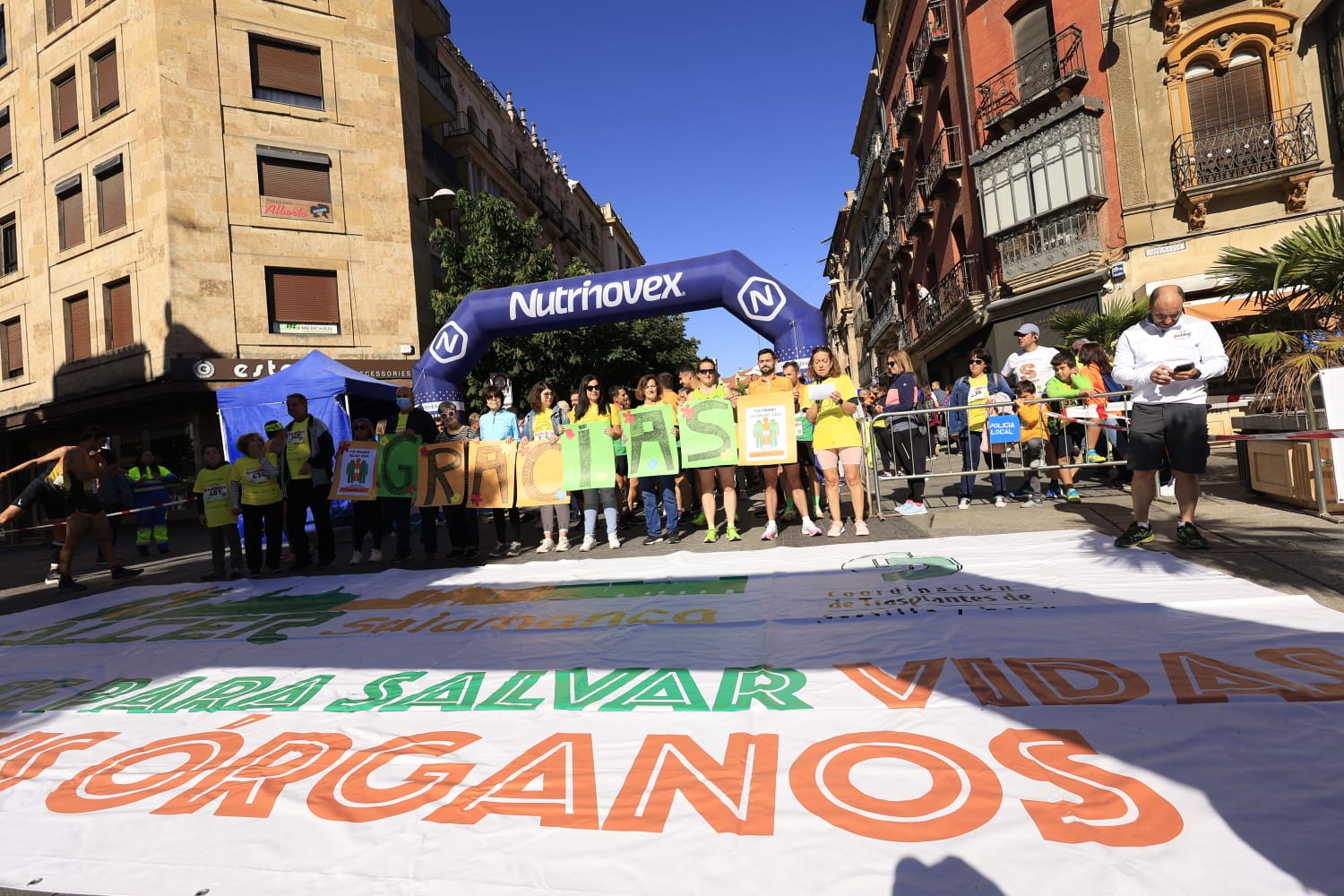 Pasos por la donación en la X Carrera Alcer de Salamanca