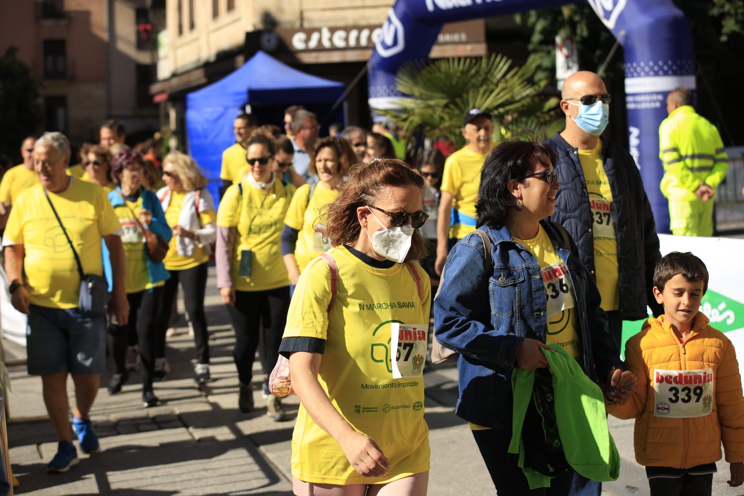 Pasos por la donación en la X Carrera Alcer de Salamanca