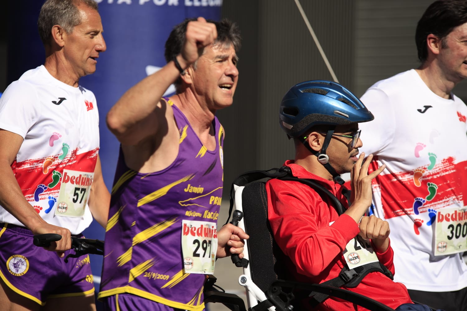 Pasos por la donación en la X Carrera Alcer de Salamanca
