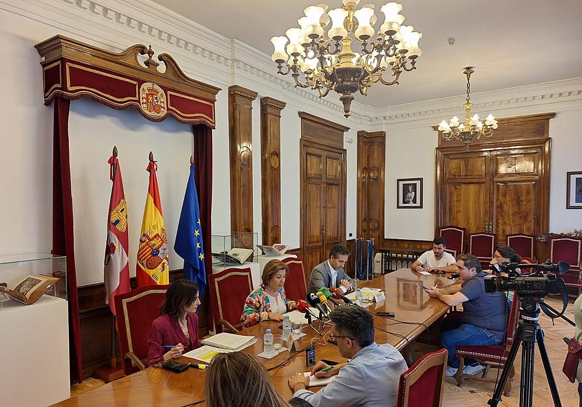 Rosa López en la presentación del dispositivo electoral