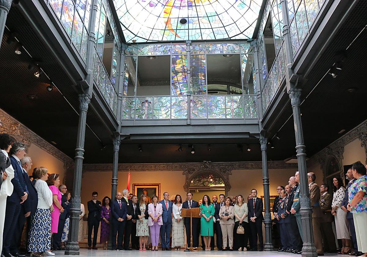 Carbayo ofrece la tradicional recepción en la Casa Lis por San Juan de Sahagún