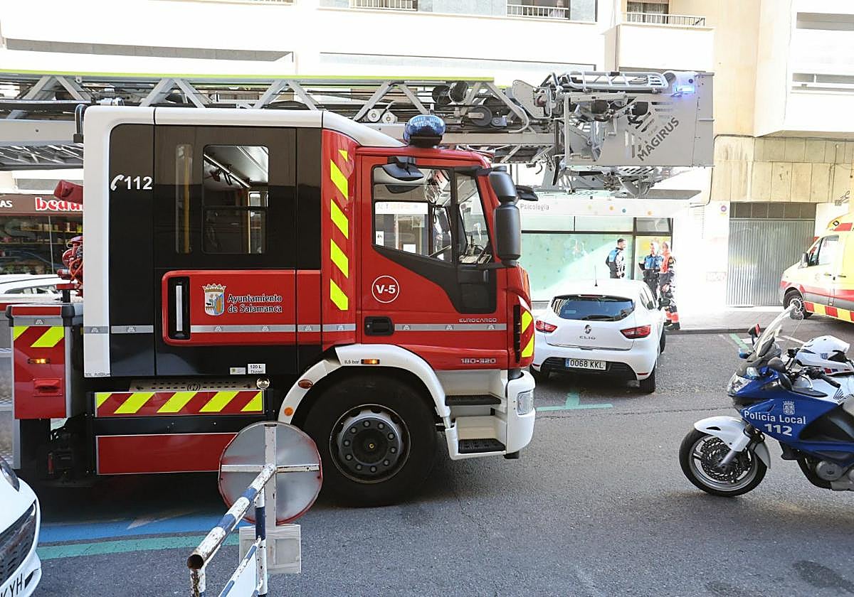 Foto de archivo de los Bomberos y la Policía Local