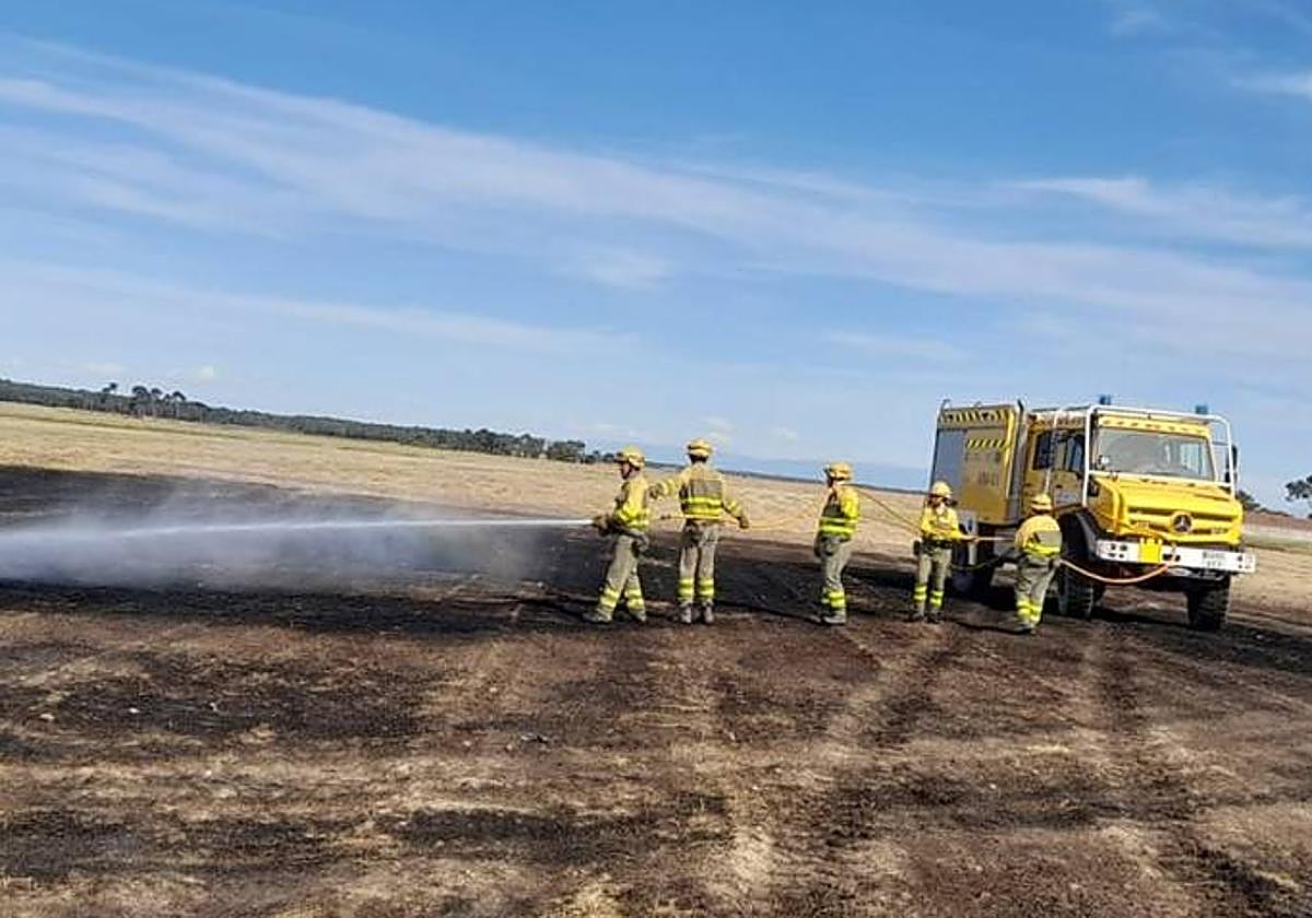 Imagen de archivo de un reciente incendio.