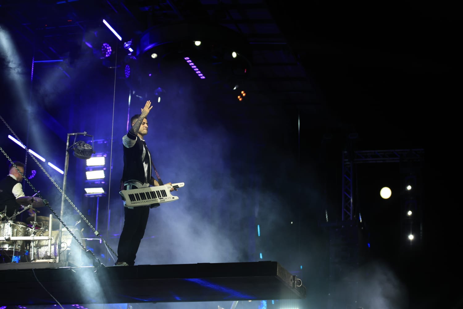 La actuación de Panorama en Castellanos de Villiquera, en imágenes