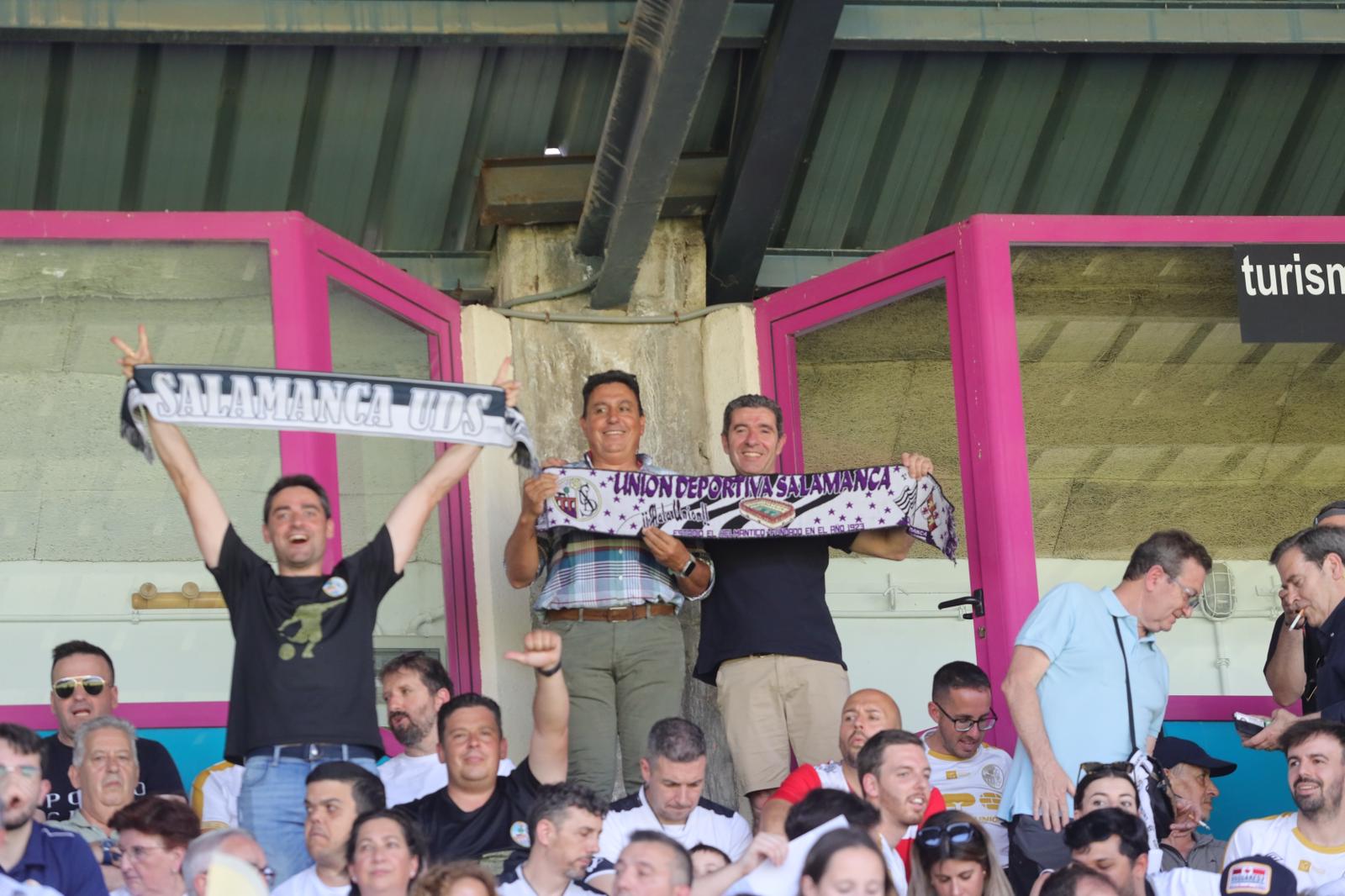 La grada del Helmántico, en la final por el ascenso a Segunda RFEF