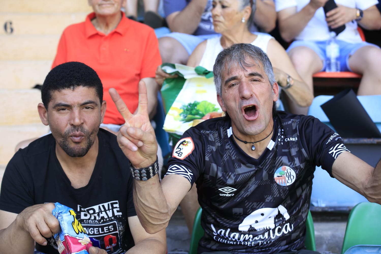 La grada del Helmántico, en la final por el ascenso a Segunda RFEF