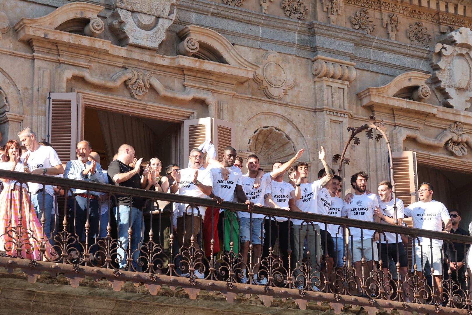 El Salamanca UDS ofrece su ascenso a la ciudad en el Ayuntamiento