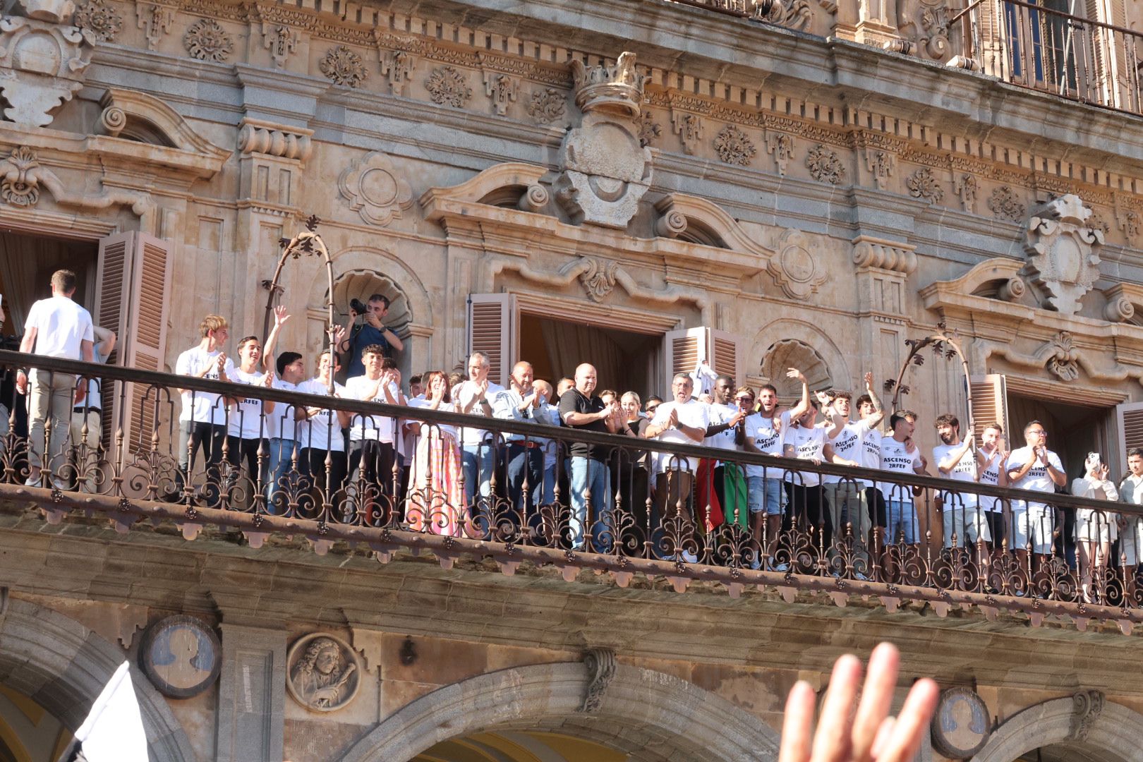 El Salamanca UDS ofrece su ascenso a la ciudad en el Ayuntamiento