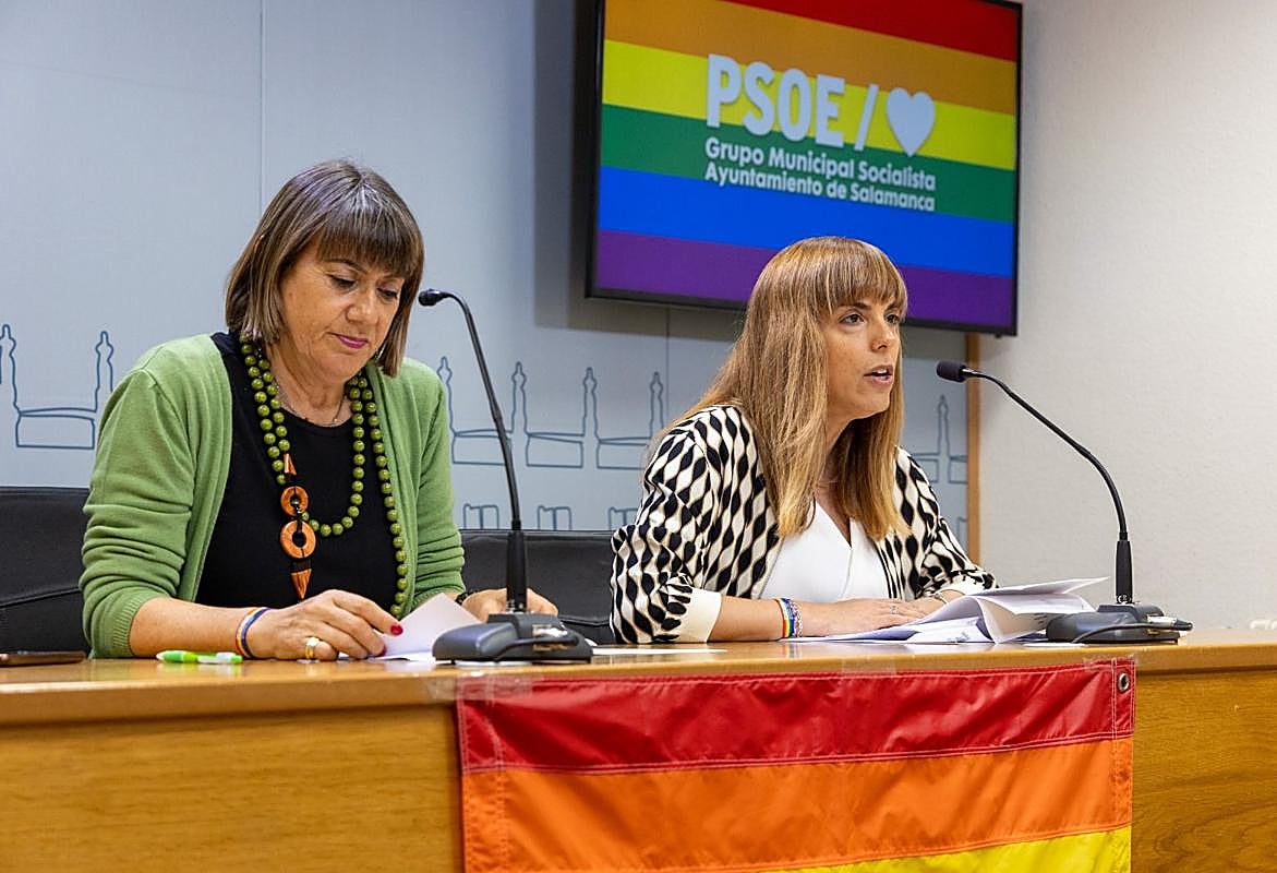 Presentación del Plan Local de Diversidad Sexual por las concejales socialistas.