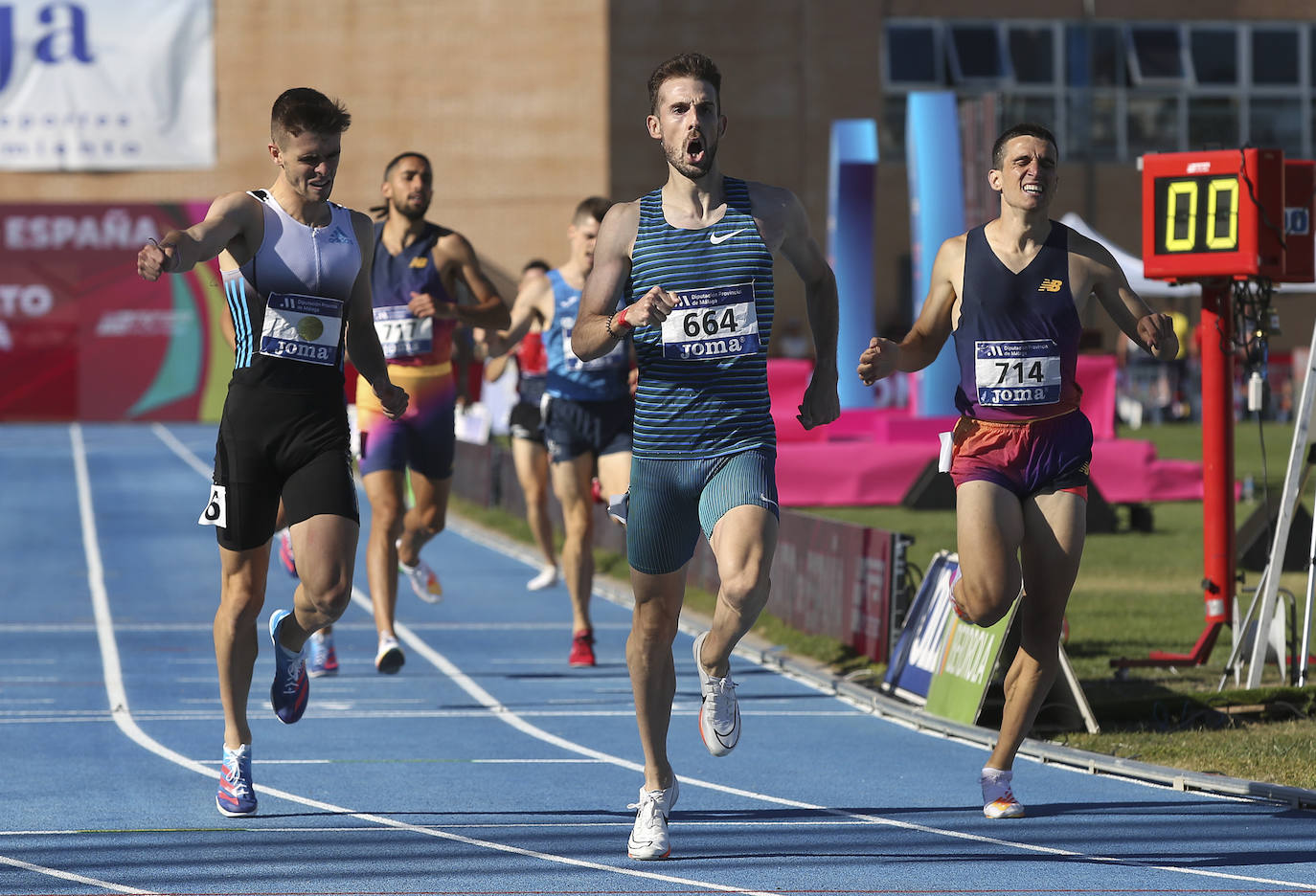 Álvaro de Arriba, en un Campeonato de España.