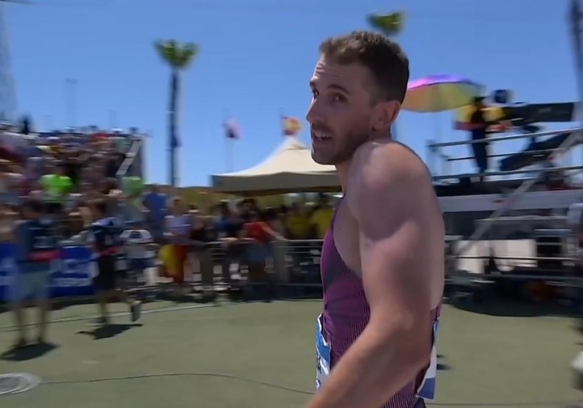 Álvaro de Arriba, tras la final.