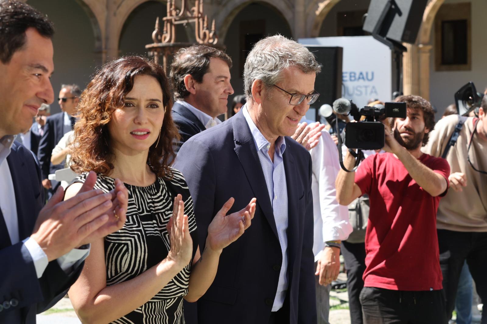 De Mañueco a Feijóo pasando por Ayuso: la reunión del PP en Salamanca