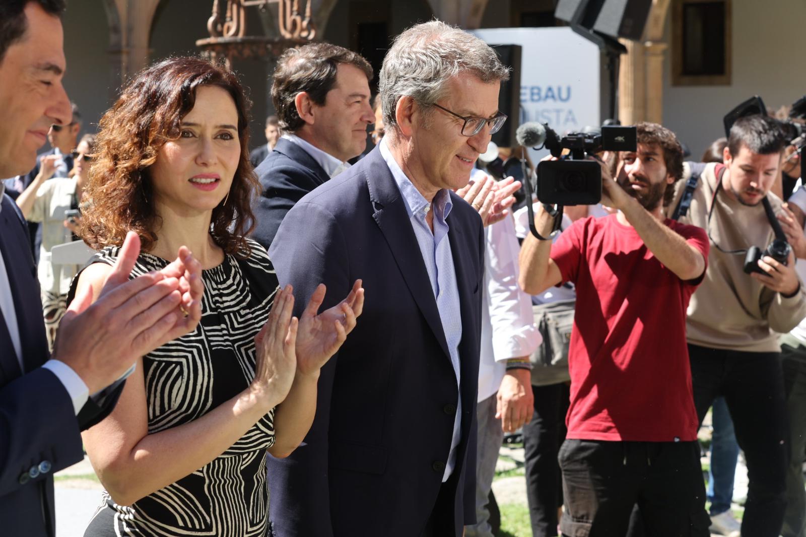 De Mañueco a Feijóo pasando por Ayuso: la reunión del PP en Salamanca