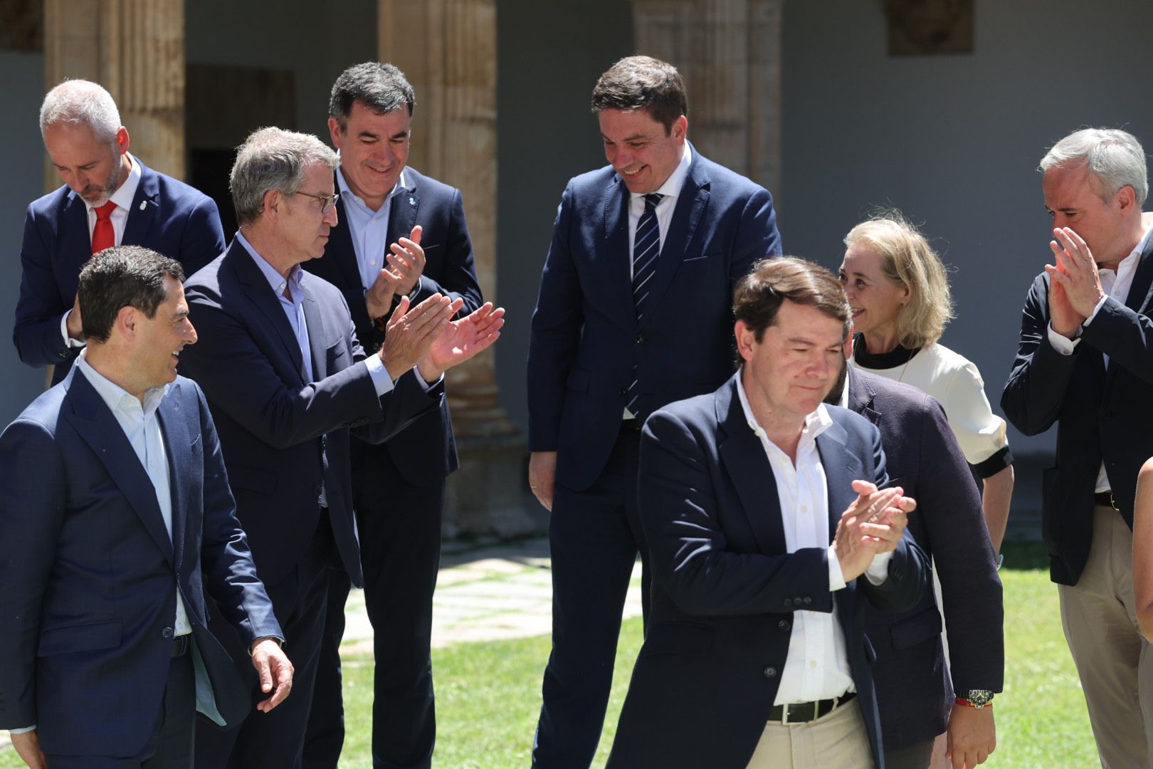 De Mañueco a Feijóo pasando por Ayuso: la reunión del PP en Salamanca