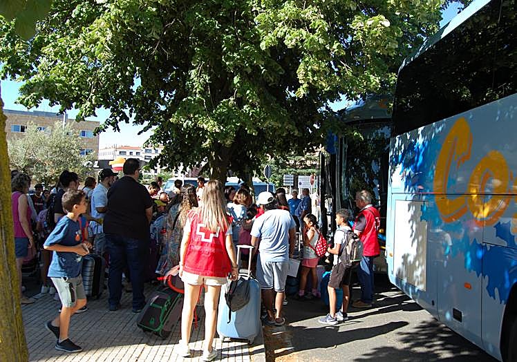 El momento de la salida.