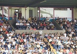 Palco y tribuna central del Helmántico.