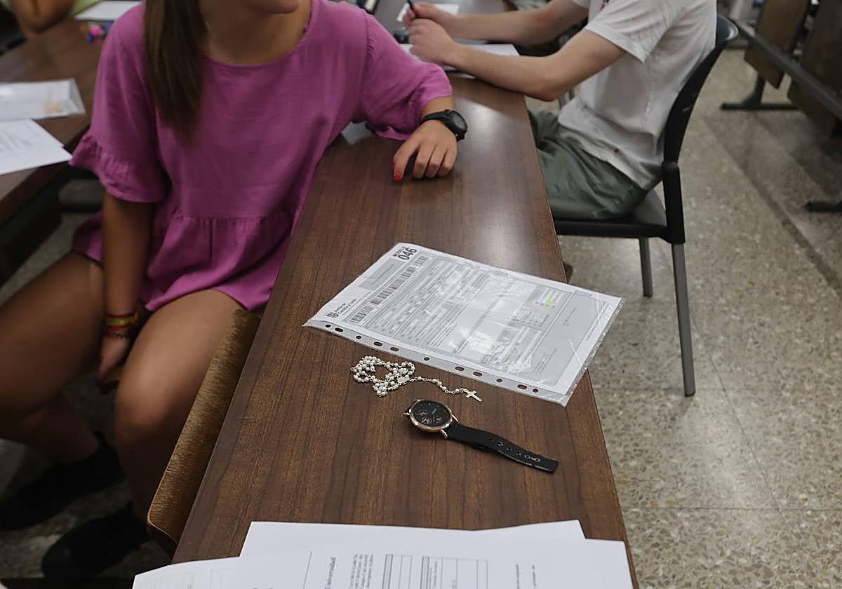 Última convocatoria de la EBAU.